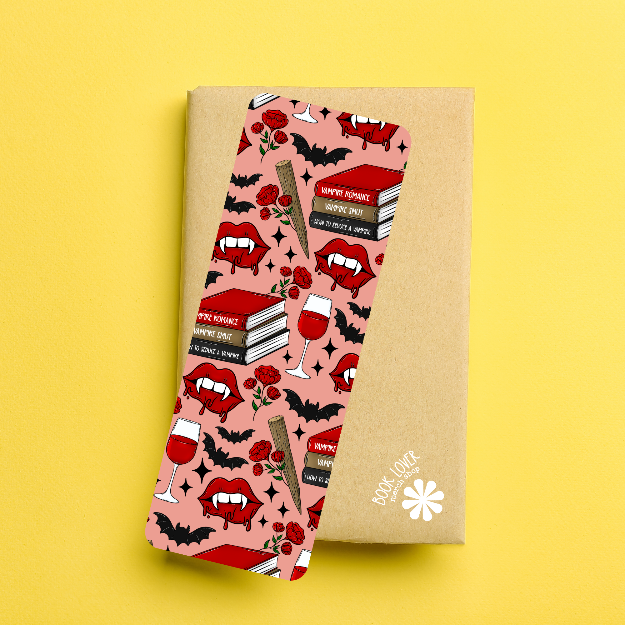 Vampire Romance Bookmark / Vampire Bookish Bookmark