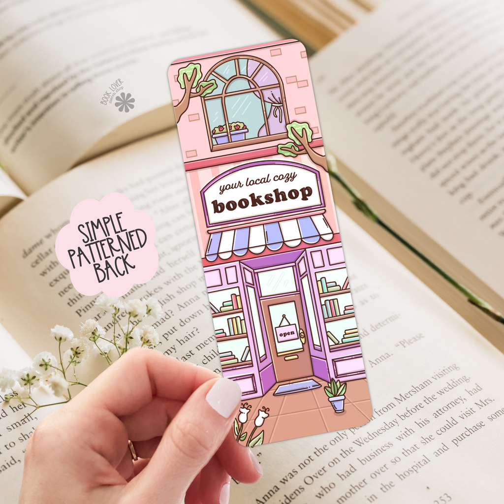 Cozy Bookstore Bookmark