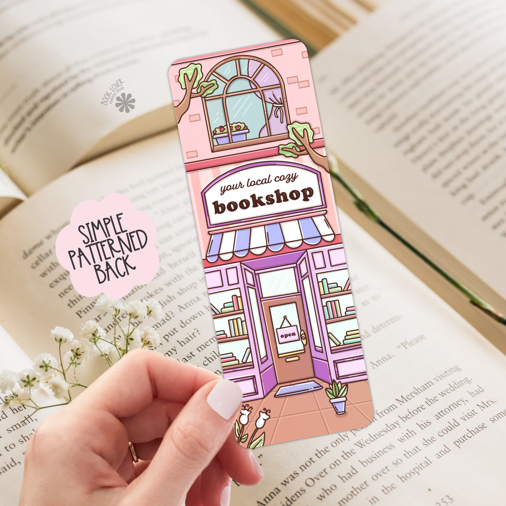 Cozy Bookstore Bookmark