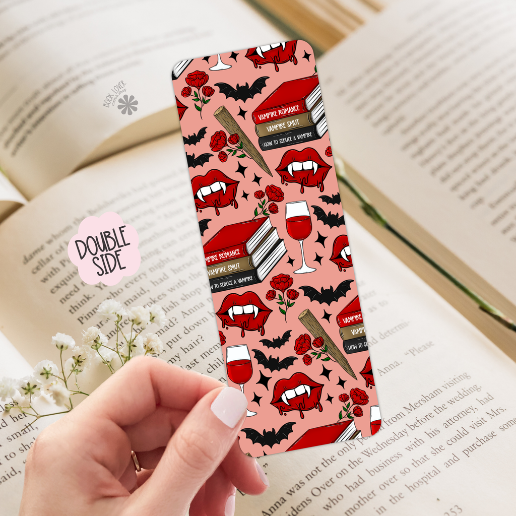 Vampire Romance Bookmark / Vampire Bookish Bookmark