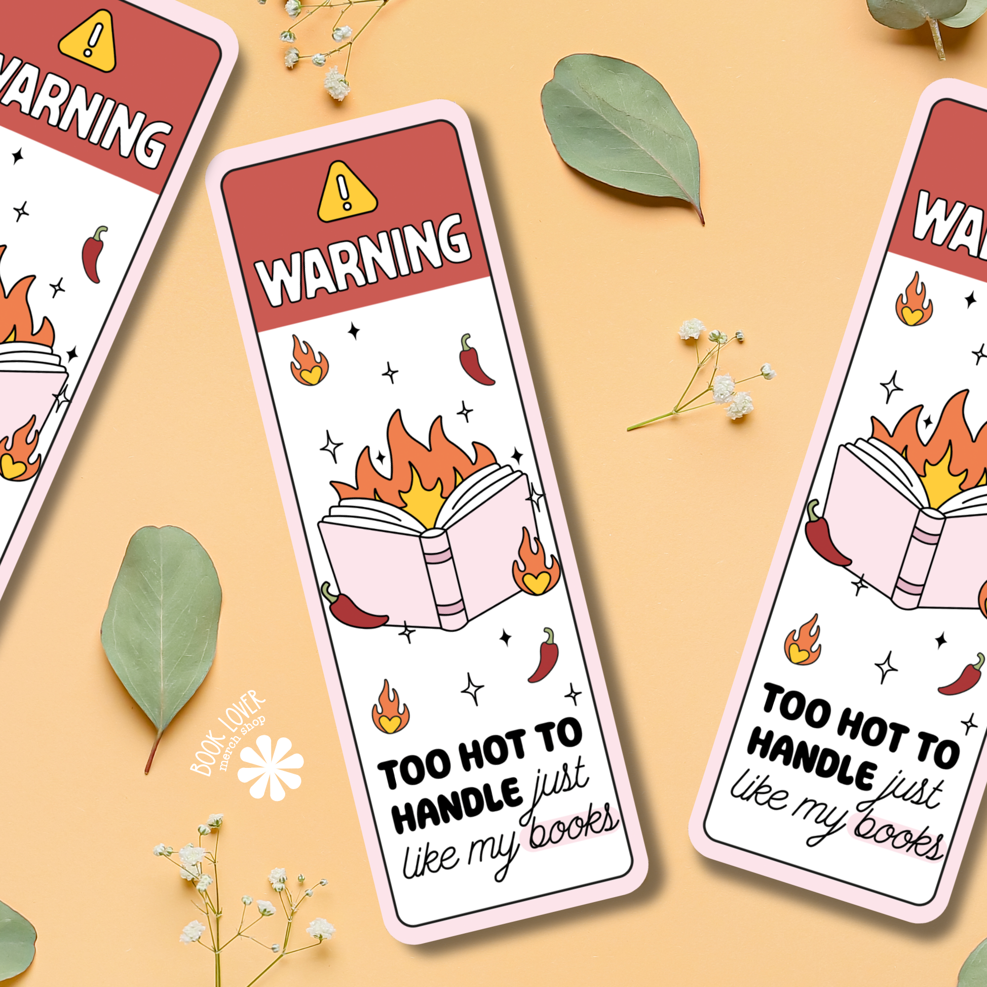 Warning Too Hot To Handle Bookmark